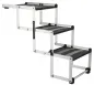 Preview: 3-stufige Falt-Treppe, Aluminium/TPR